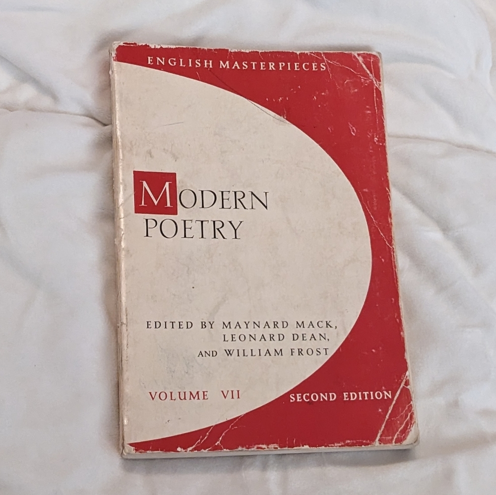 💥 Modern Poetry Edited by Maynard Mack, Leonard Dean, and William Frost